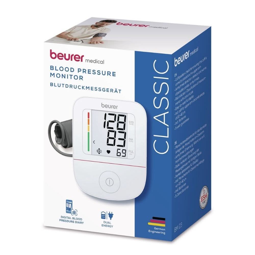 Beurer BM23 Blood Pressure Monitor with Scan & Save Function ...