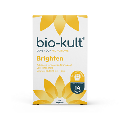 Bio-Kult Brighten Biotics Gut Supplement with Vitamin D 60 Capsules