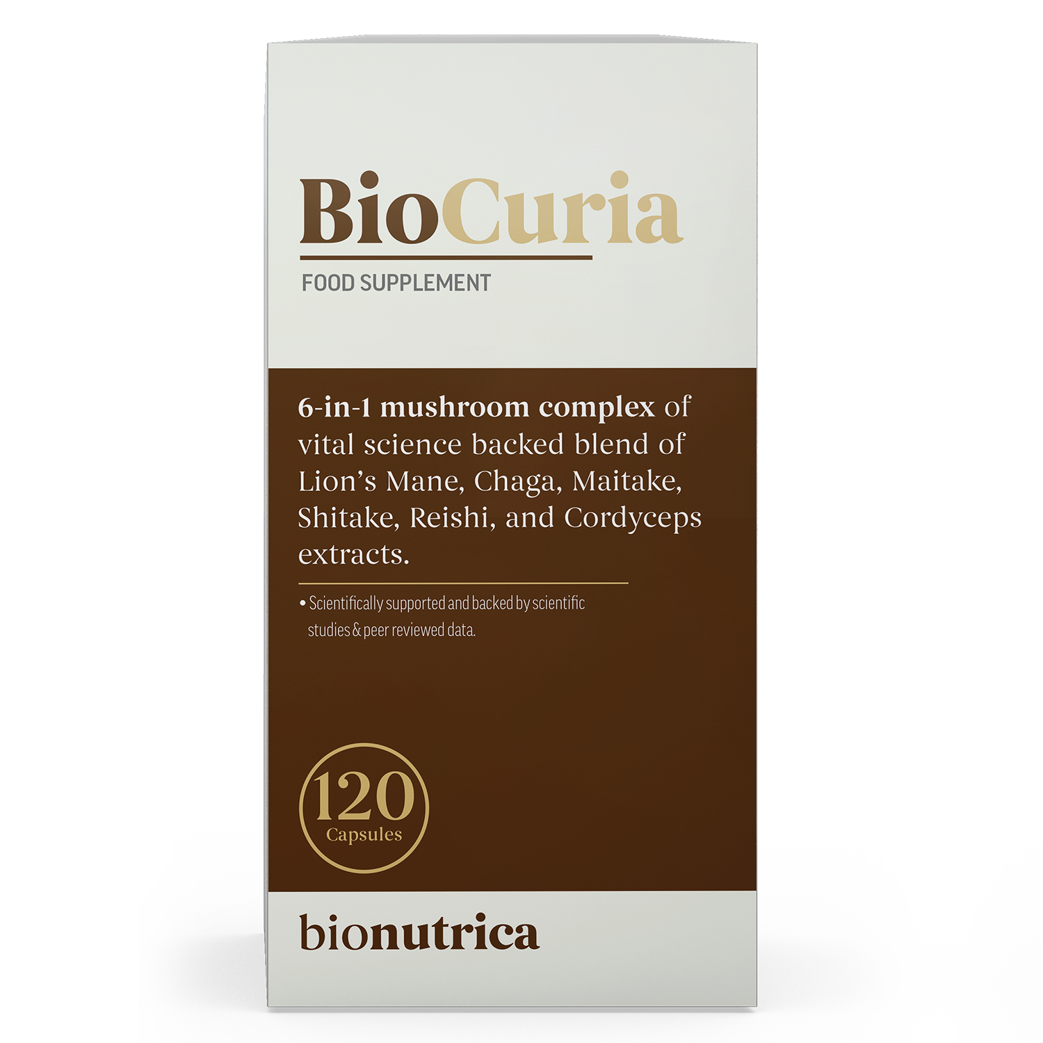 BioCuria Mushroom Complex, Brain & Immune Support, 120 Capsules ...