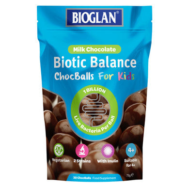 Bioglan Biotic Balance Milk Choc Balls 75g