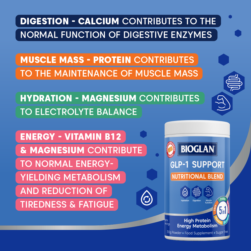 Bioglan GLP-1 Support Powder Nutritional Blend 355g| LloydsPharmacy