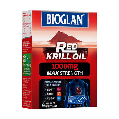Bioglan Red Krill Oil 1000mg 30 Capsules