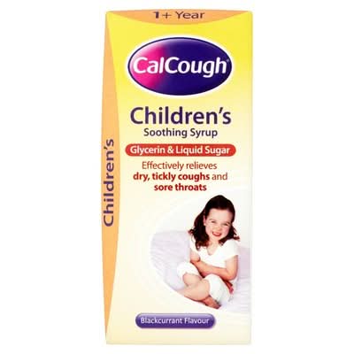 Calcough syrup 1+ years blackcurrant