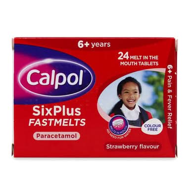 SixPlus Fastmelts Paracetamol 24 Pack