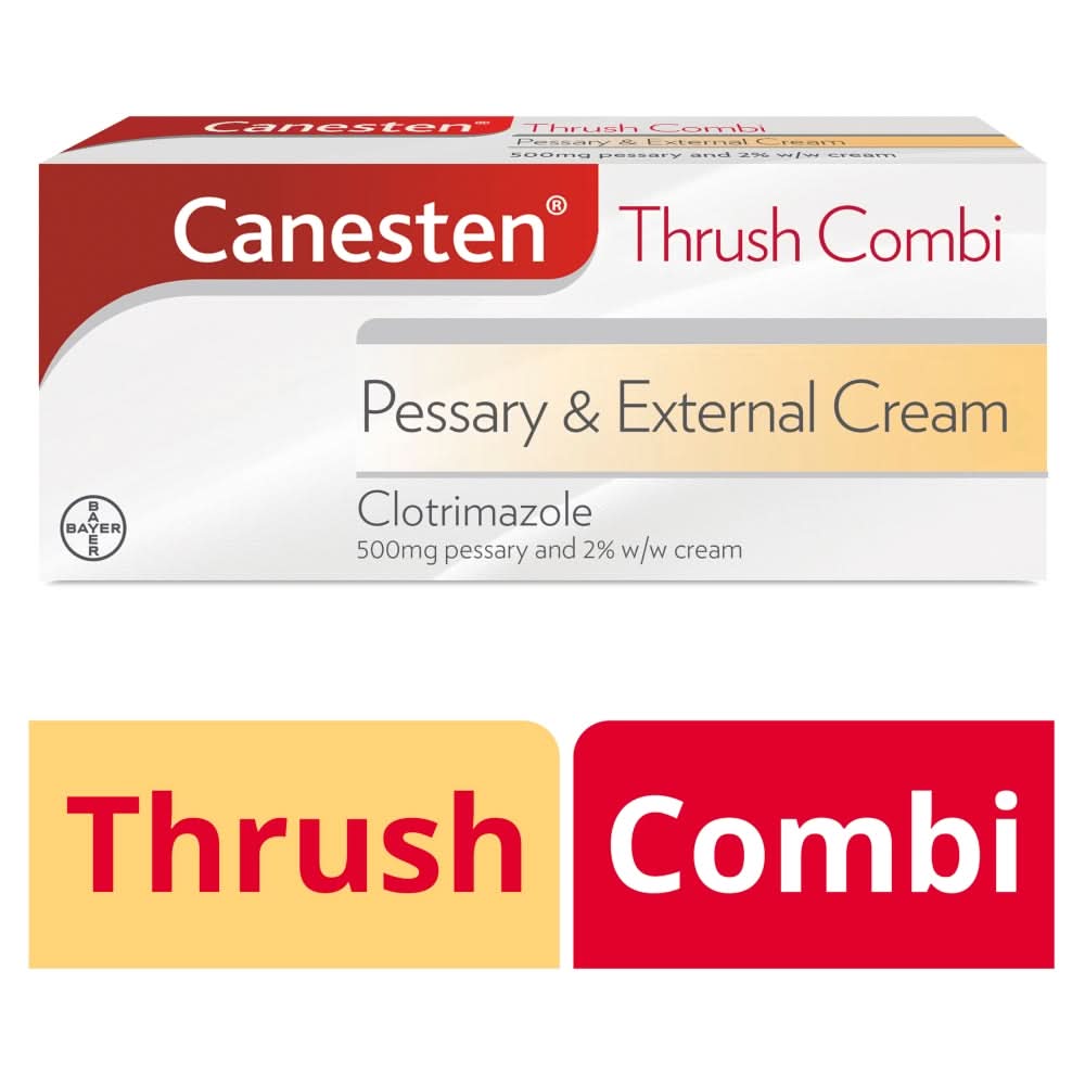 thrush combi pessary external