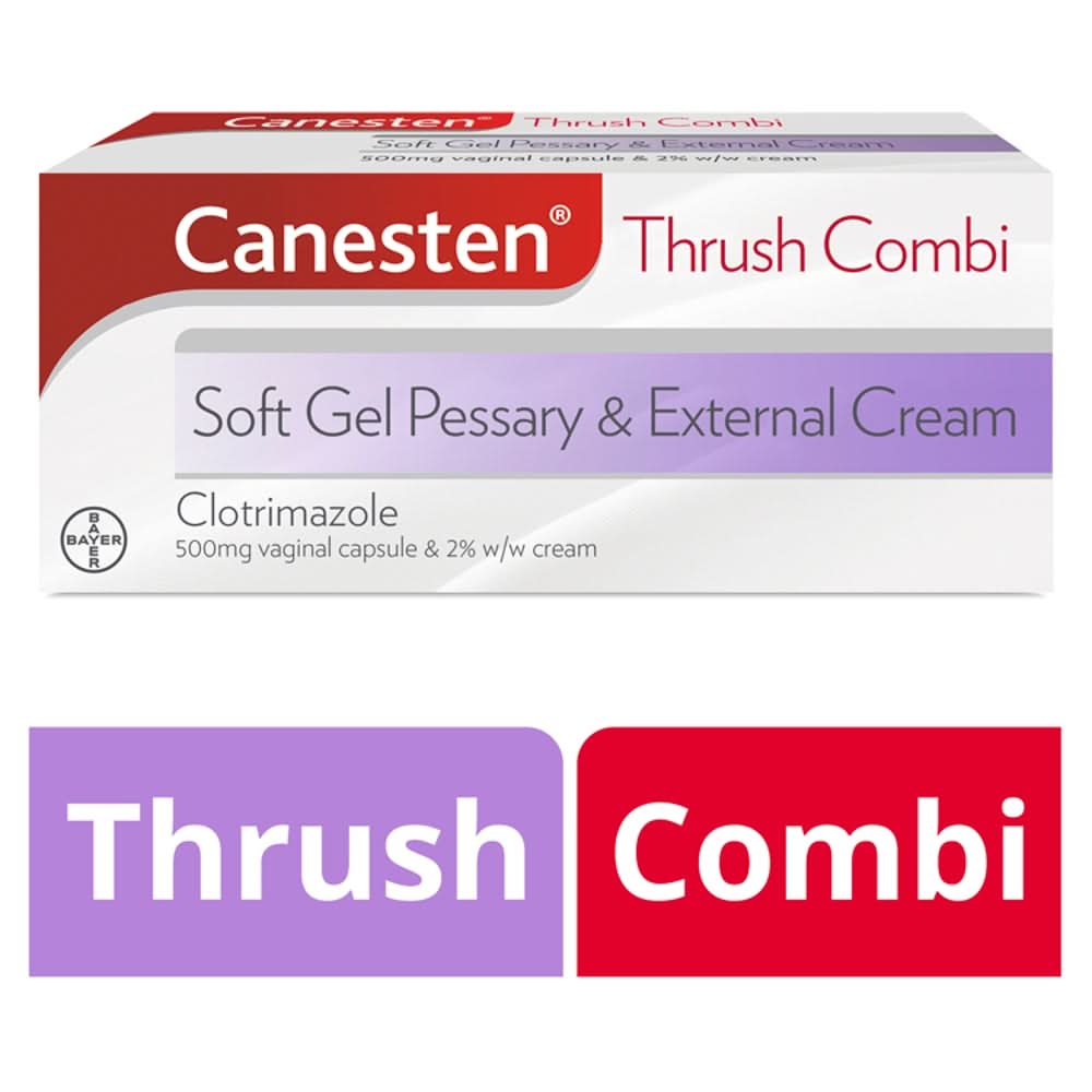 thrush combi soft gel pessary & external