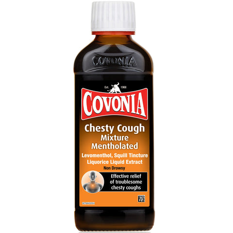 Covonia chesty cough mixture mentholated
