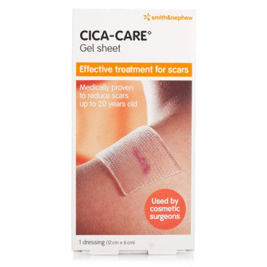 Cica-Care Silicone Gel Sheet 12cm x 6cm One Sheet