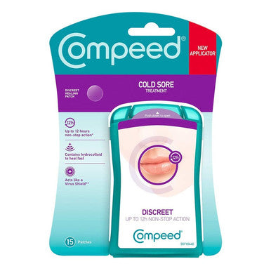 Compeed Total Care Discreet Cold Sore Patch 15 Pack