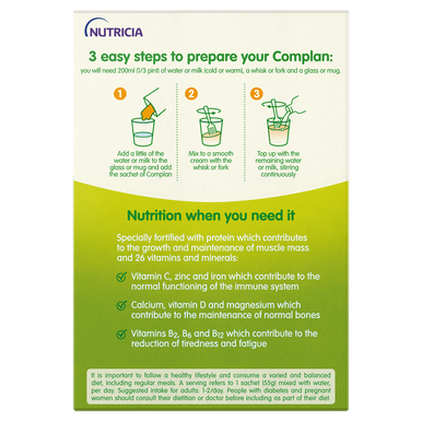 Complan Banana Nutritional Drink 4 x 55g Sachets | LloydsPharmacy
