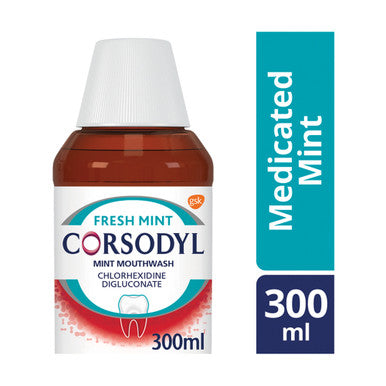 Corsodyl Gum Problem Mouthwash Fresh Mint 300ml