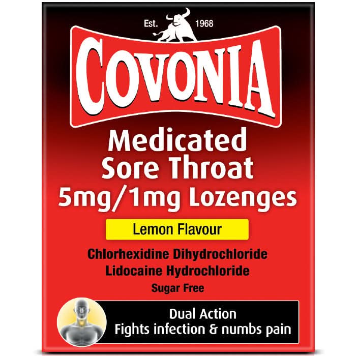 medicated sore throat 36 lozenges