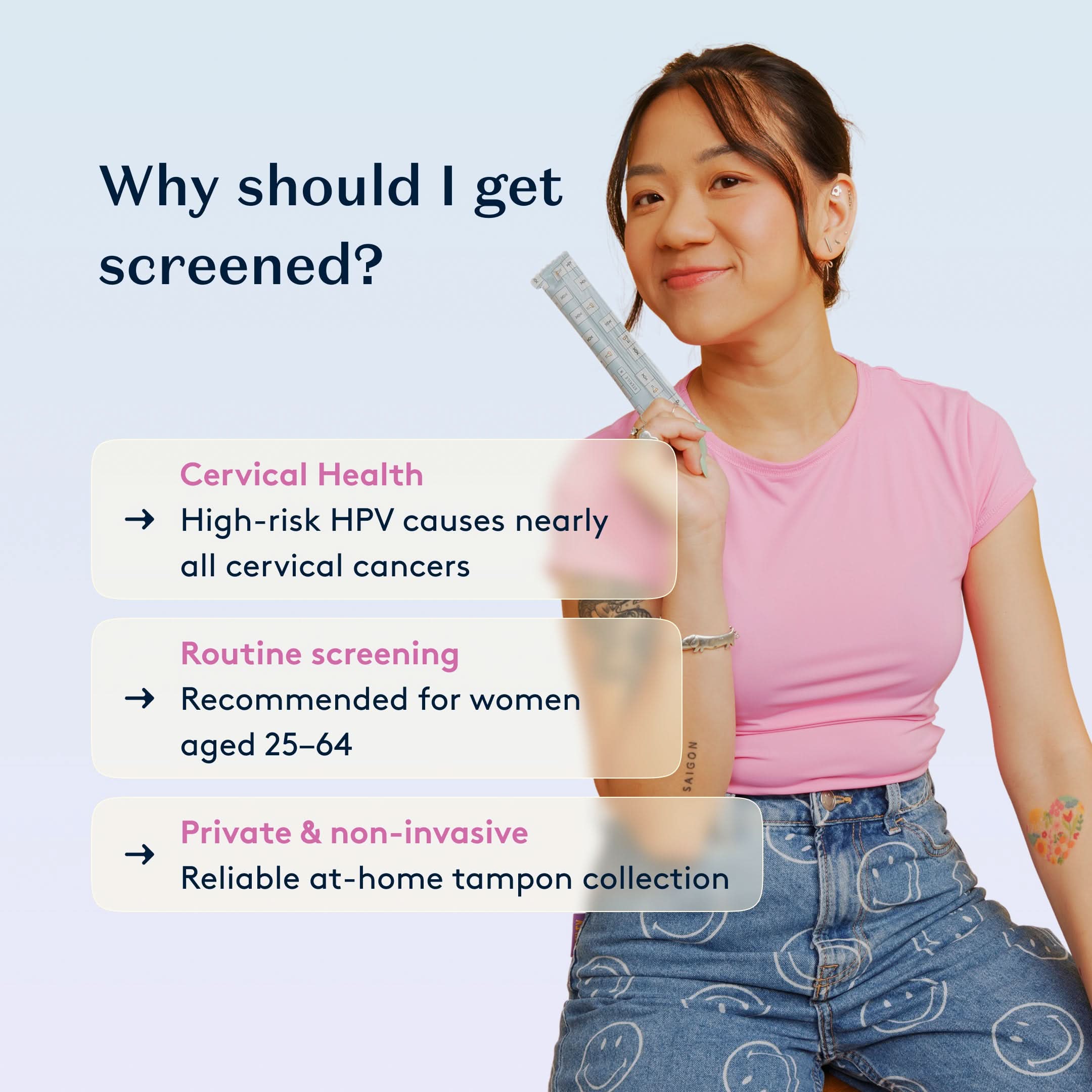 Daye At-Home High-Risk HPV Test Kit Comfortable Cervical Health ...