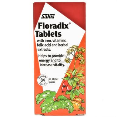 Floradix Iron Vitamin 84 Tablets