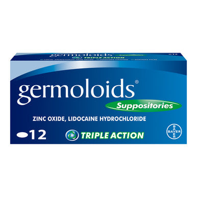 Germoloids Suppositories 12 Pack