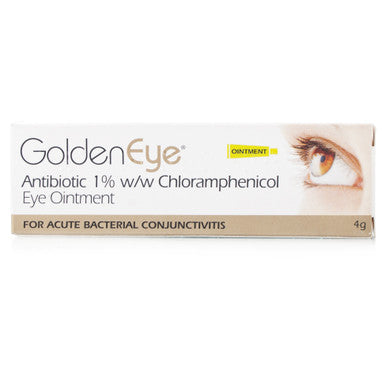 Golden Eye Chloramphenicol Eye Ointment  for Bacterial Conjunctivitis 4g