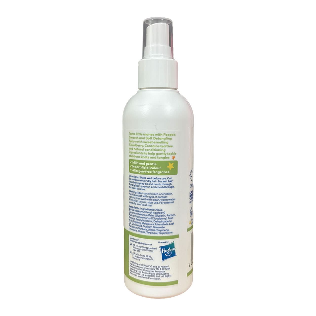 Good Bubble Peppa Pig Detangler Spray Cloudberry 200ml | LloydsPharmacy