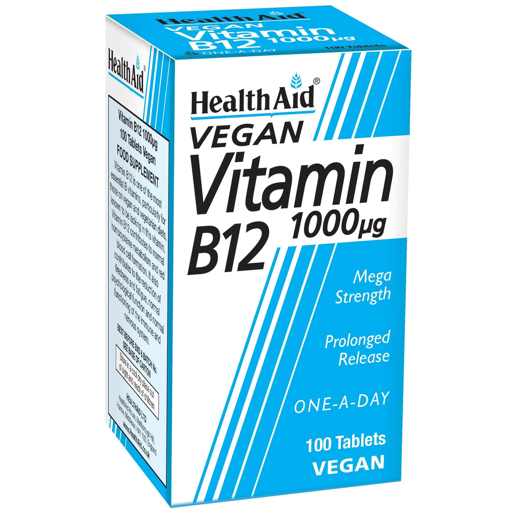 Prolonged Release Vitamin B12 1000μg 100 Tablets