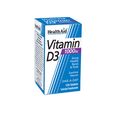 HealthAid Vitamin D3 1000iu 120 Tablets