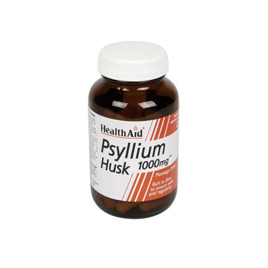 HealthAid Psyllium Husk 1000mg 60 Capsules
