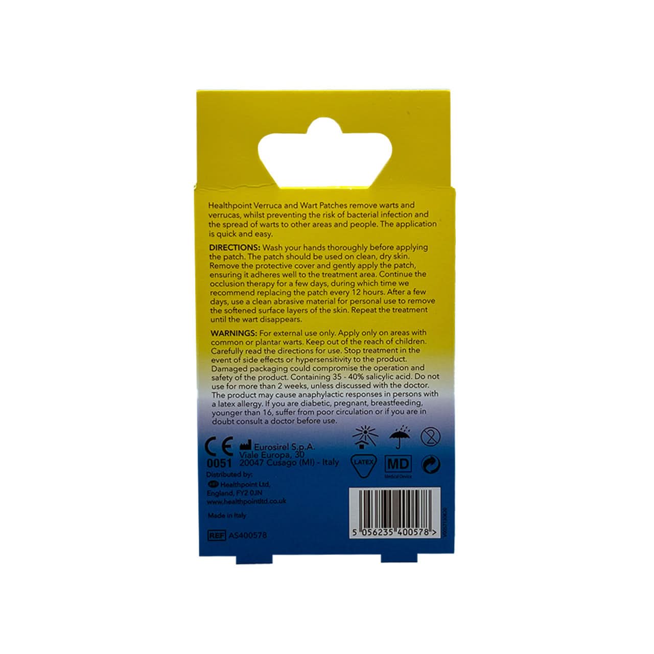 Healthpoint Verruca and Wart Patch 10s | LloydsPharmacy