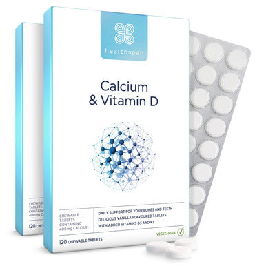 Healthspan Calcium & Vitamin D 240 Tablets