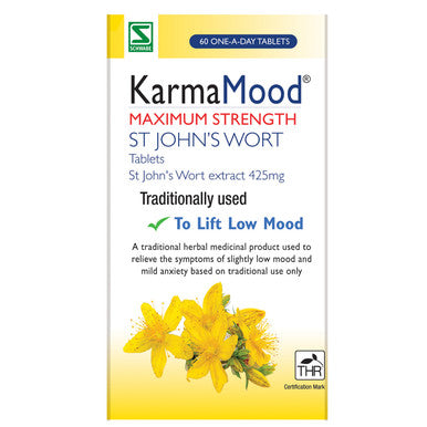 KarmaMood Max Strength St Johns Wort Extract 425mg 60 Tablets