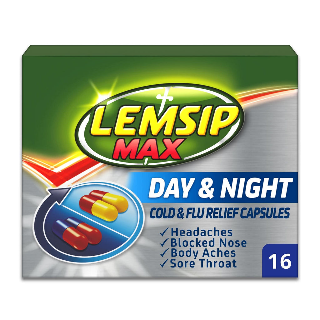 Lemsip Max Day & Night Cold & Flu Capsules