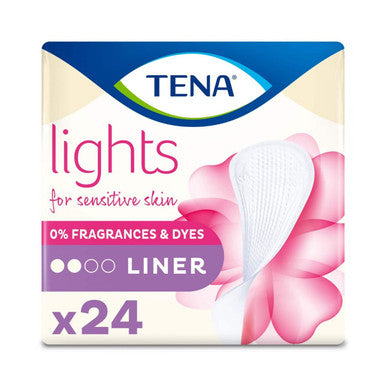 lights by TENA Incontinence Liners 24 Pack