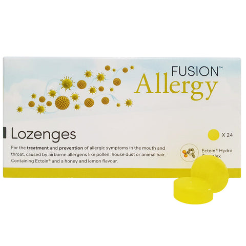Fusion allergy lozenges