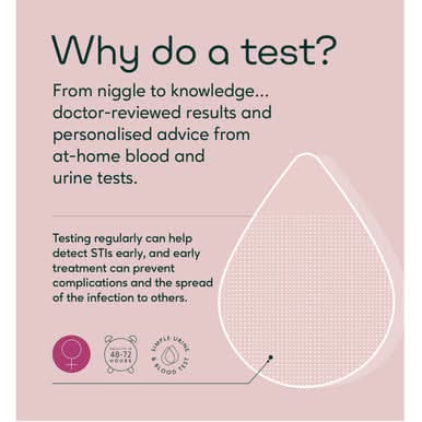 MyHealthChecked Female Sexual Health Blood & Urine Sample Collection ...
