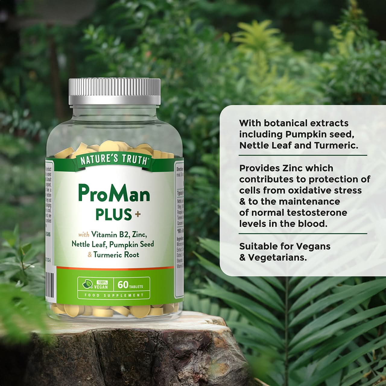Nature's Truth Prostate Plus 60 Vegan Tablets | LloydsPharmacy