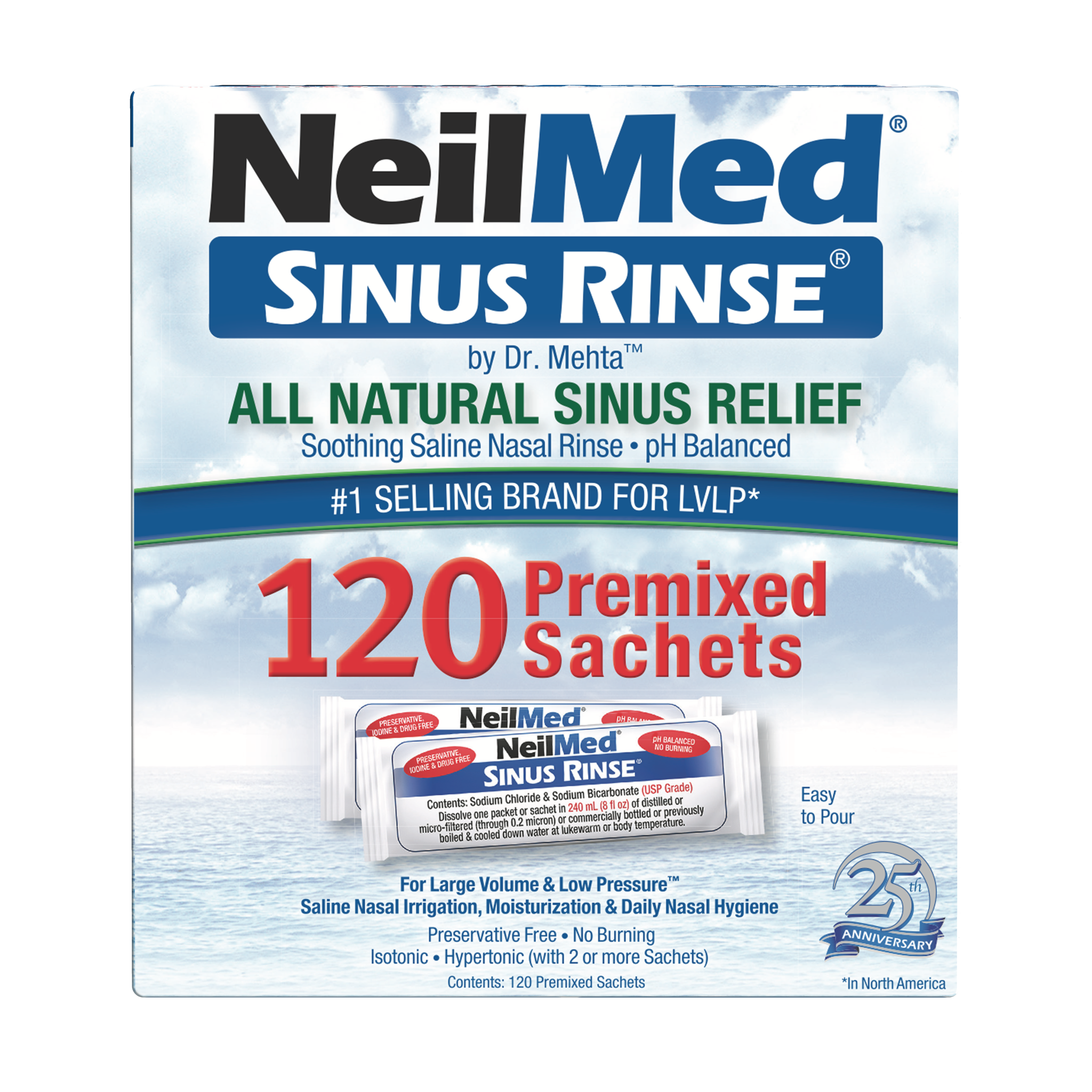 Neilmed Sinus Rinse 120 Sachets | LloydsPharmacy