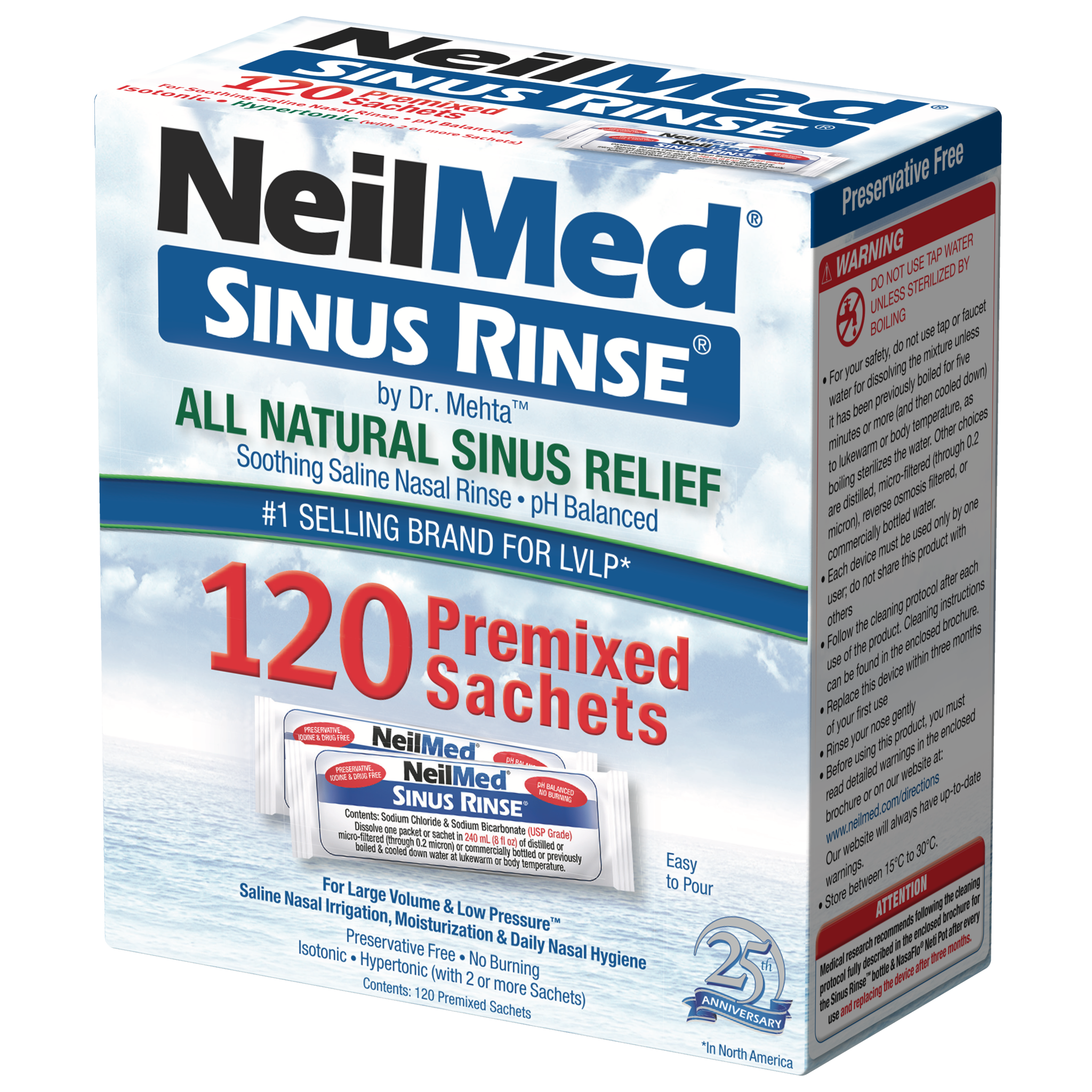 Neilmed Sinus Rinse 120 Sachets | LloydsPharmacy