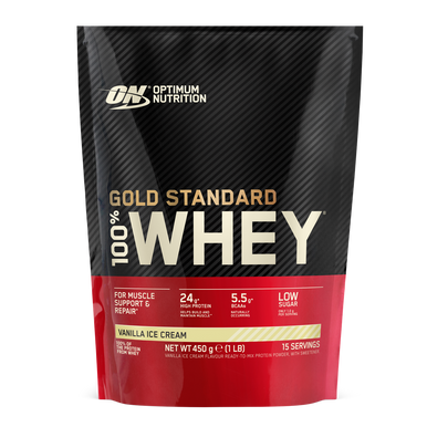 Optimum Nutrition Gold Standard Whey Protein - Vanilla Ice Cream 450g