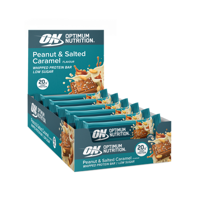 Optimum Nutrition Whipped Protein Bar Multipack - Peanut Salted Caramel 60gx10