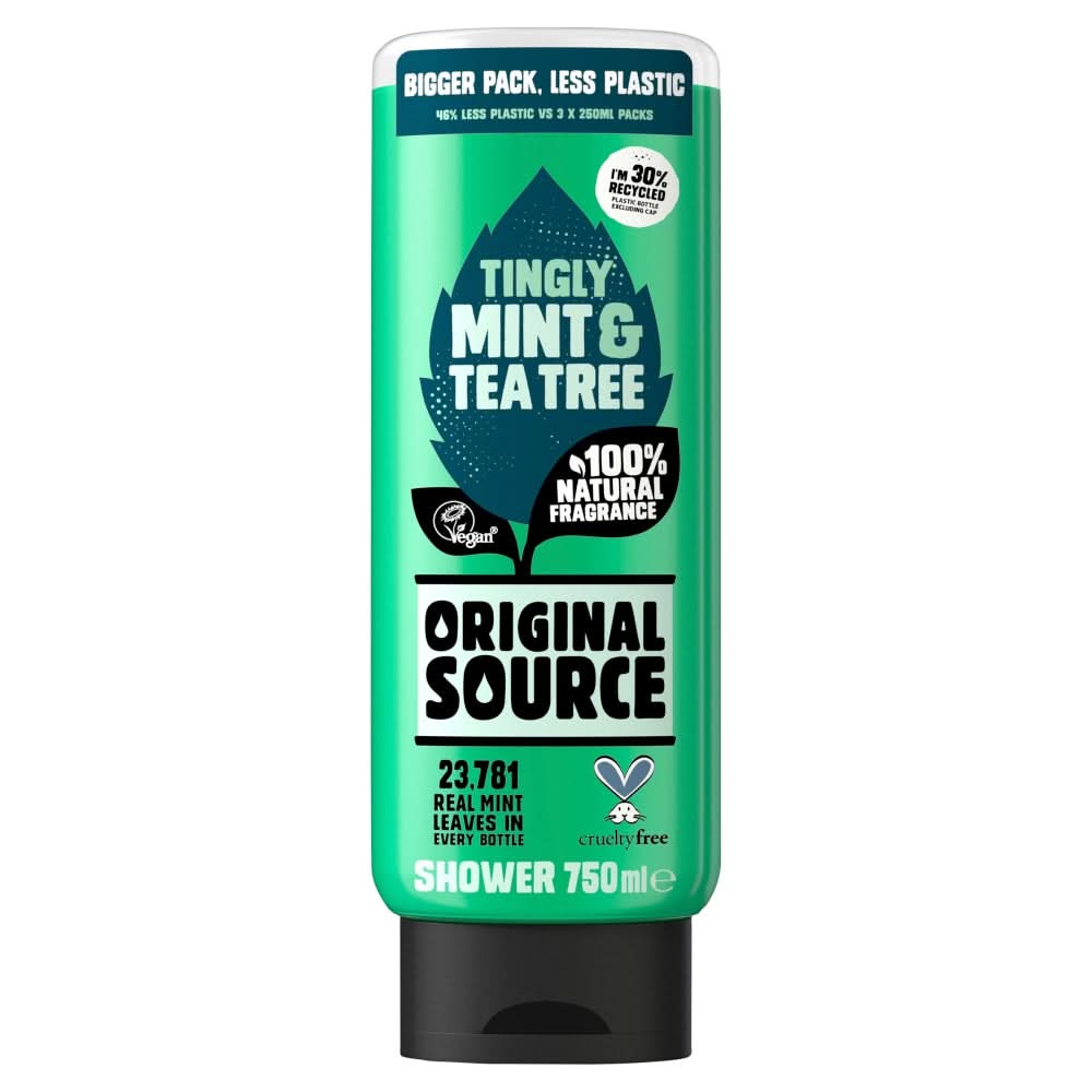Original Surce Original Source Shower Gel Mint & Tea Tree 750ml| LloydsPharmacy