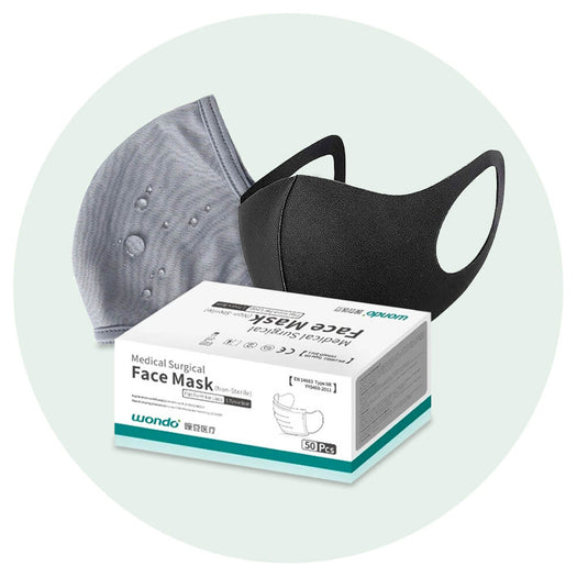 Reusable and disposable face masks