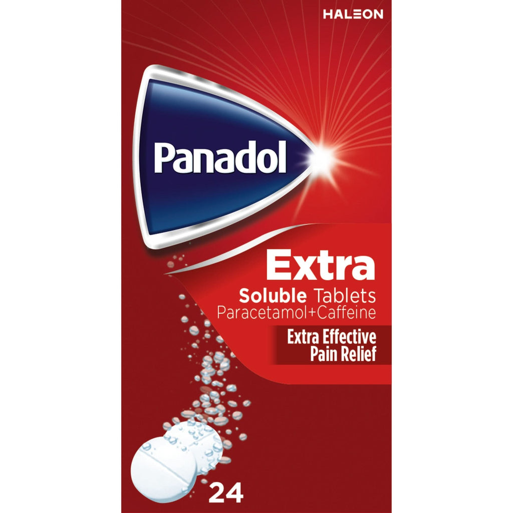 extra paracetamol + caffeine soluble tablets