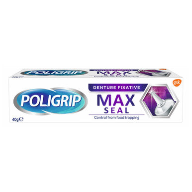 Poligrip Max Seal Denture Fixative Cream 40g