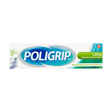 Poligrip Ultra Denture Fixative Cream 40g