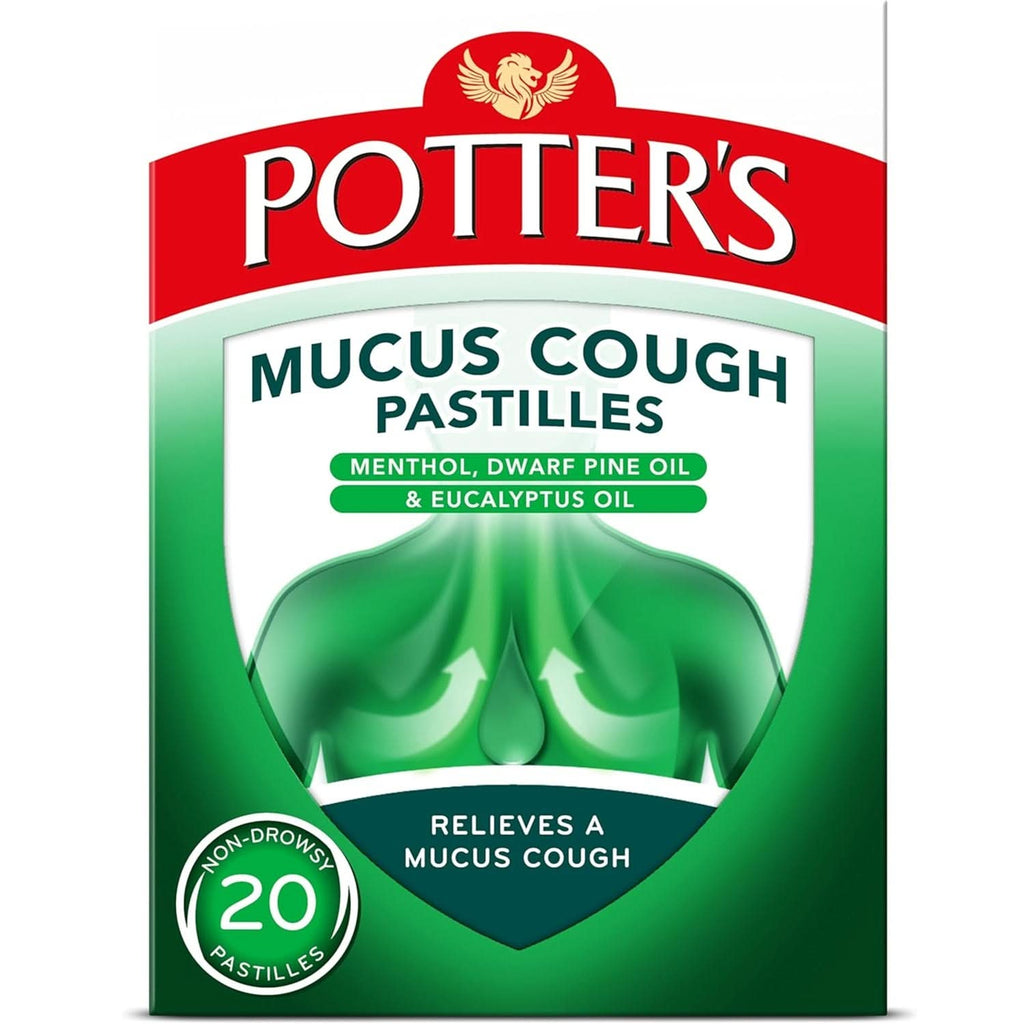 Potters mucus cough pastilles