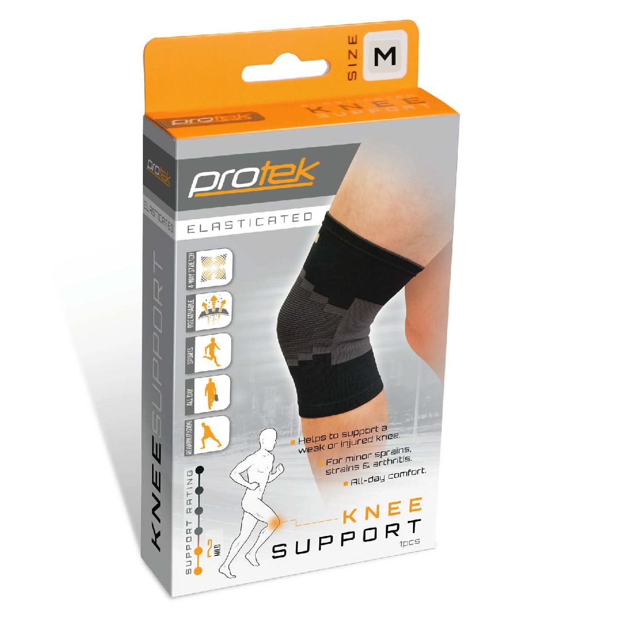 Protek Elasticated Knee Support - Medium | LloydsPharmacy