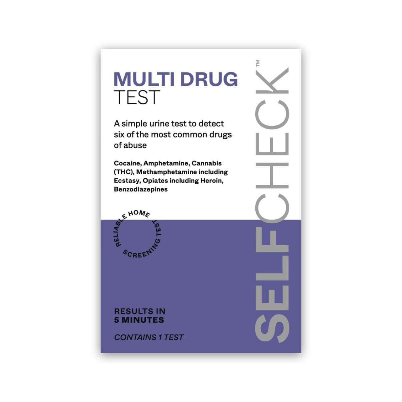 Multi Drug Basecheck SELFcheck Multi Drug Test | LloydsPharmacy
