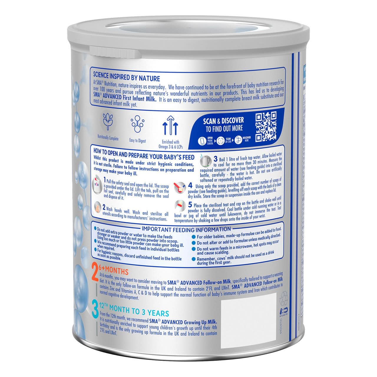 SMA Advanced First Infant Milk From Birth 800g | LloydsPharmacy