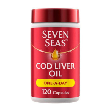 Seven Seas Cod Liver Oil One-A-Day 120 Capsules