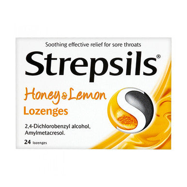 Strepsils Honey & Lemon Lozenges 24 Pack