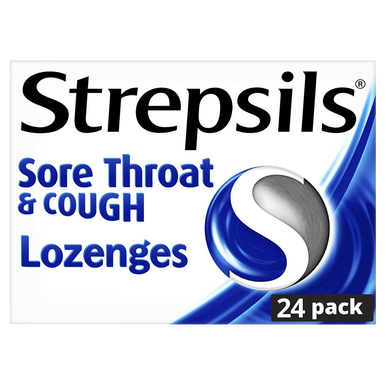 Strepsils Sore Throat And Cough Lozenges 24 Pack