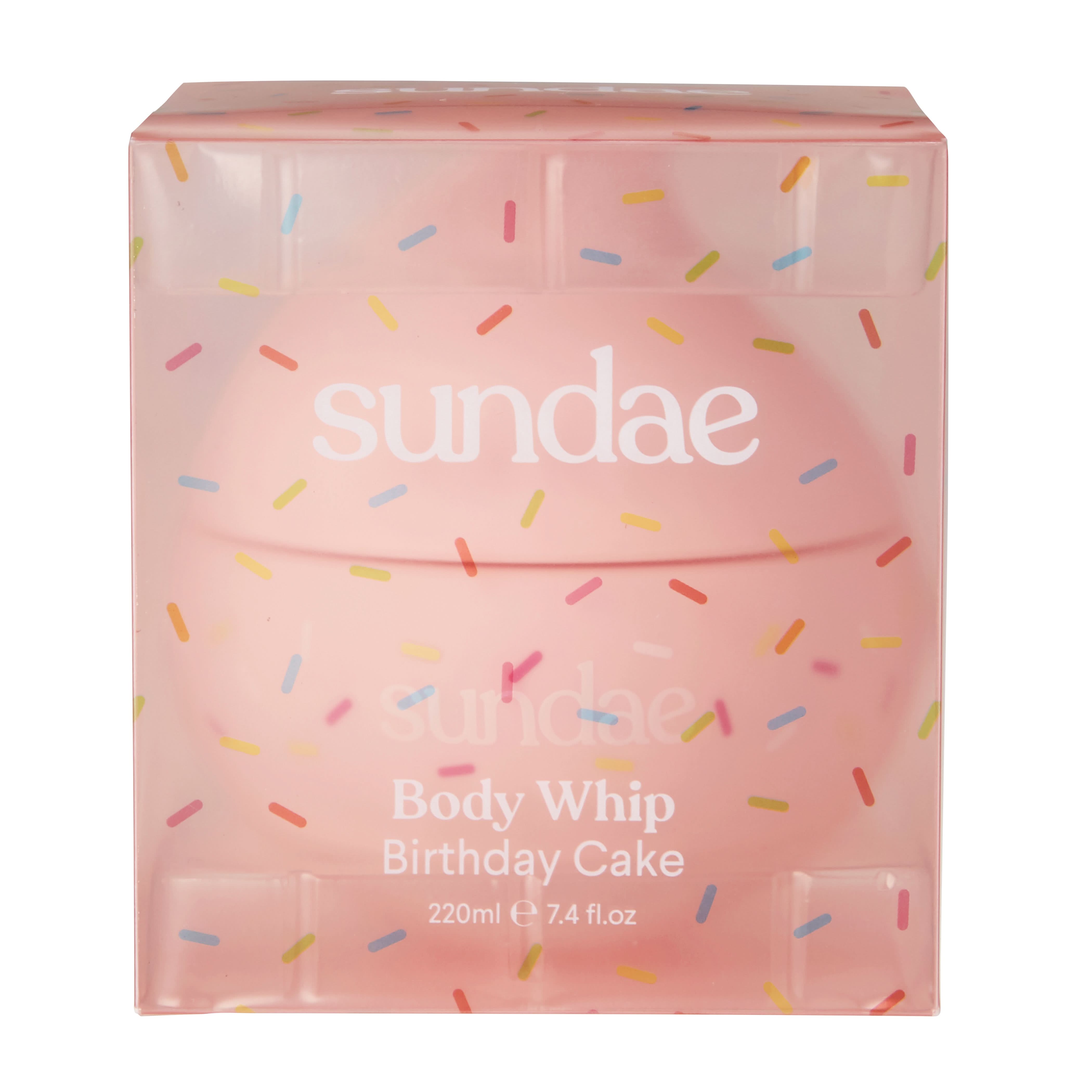 Sundae Birthday Cake Body Whip Moisturiser 220ml | LloydsPharmacy