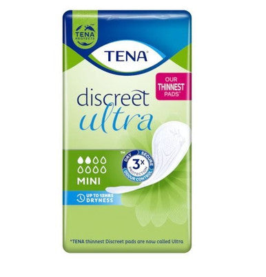 TENA Lady Discreet Ultra Mini Incontinence Pads 20 Pack